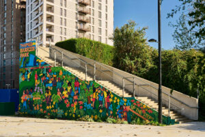 A Garden of Community: A vibrant new mural for the Royal Docks