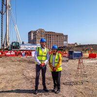 A ground-breaking moment for Silvertown, as building begins on the neighbourhood’s first affordable homes