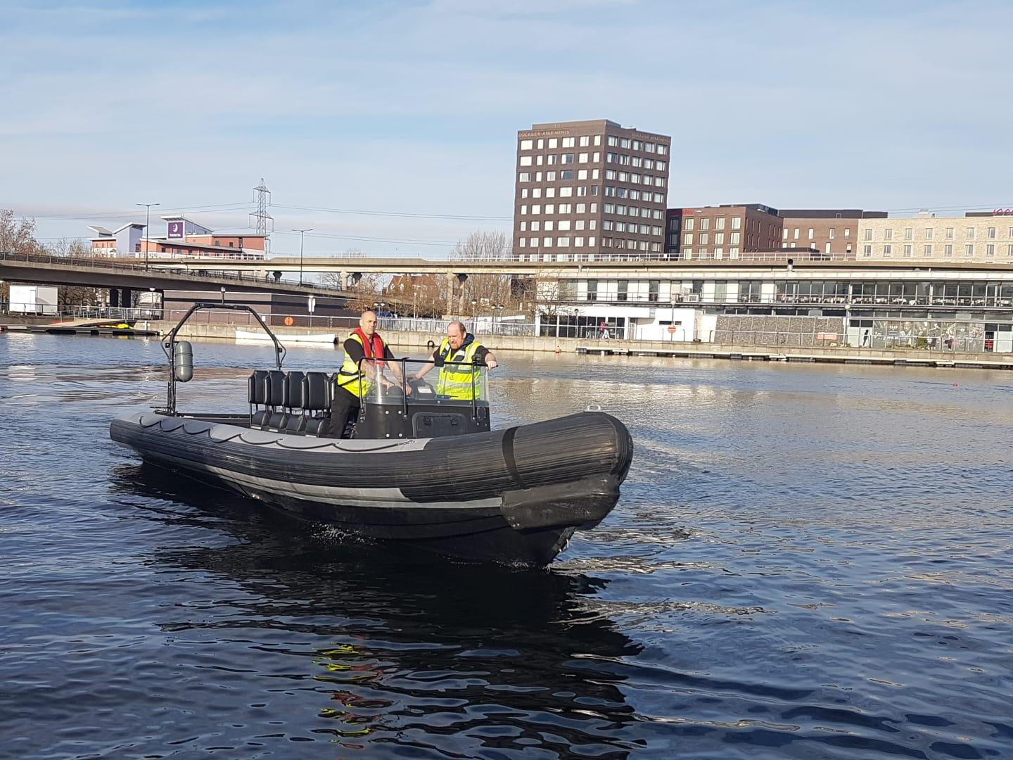 Air port boat at the Royal Docks