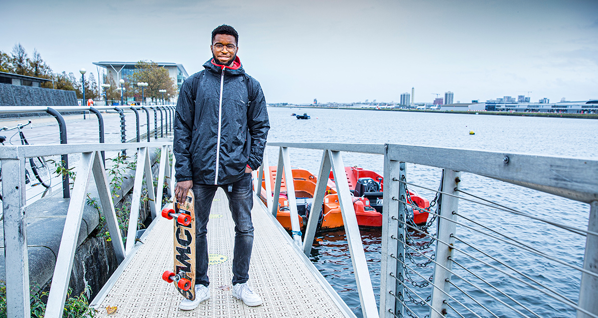 Tyrone Ferguson at the Royal Docks