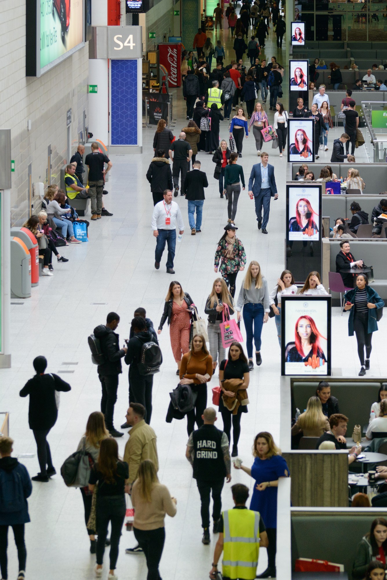 Crowd of people at ExCeL London