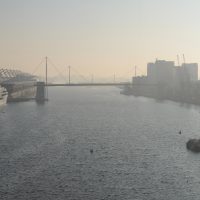 The water at the Royal Docks