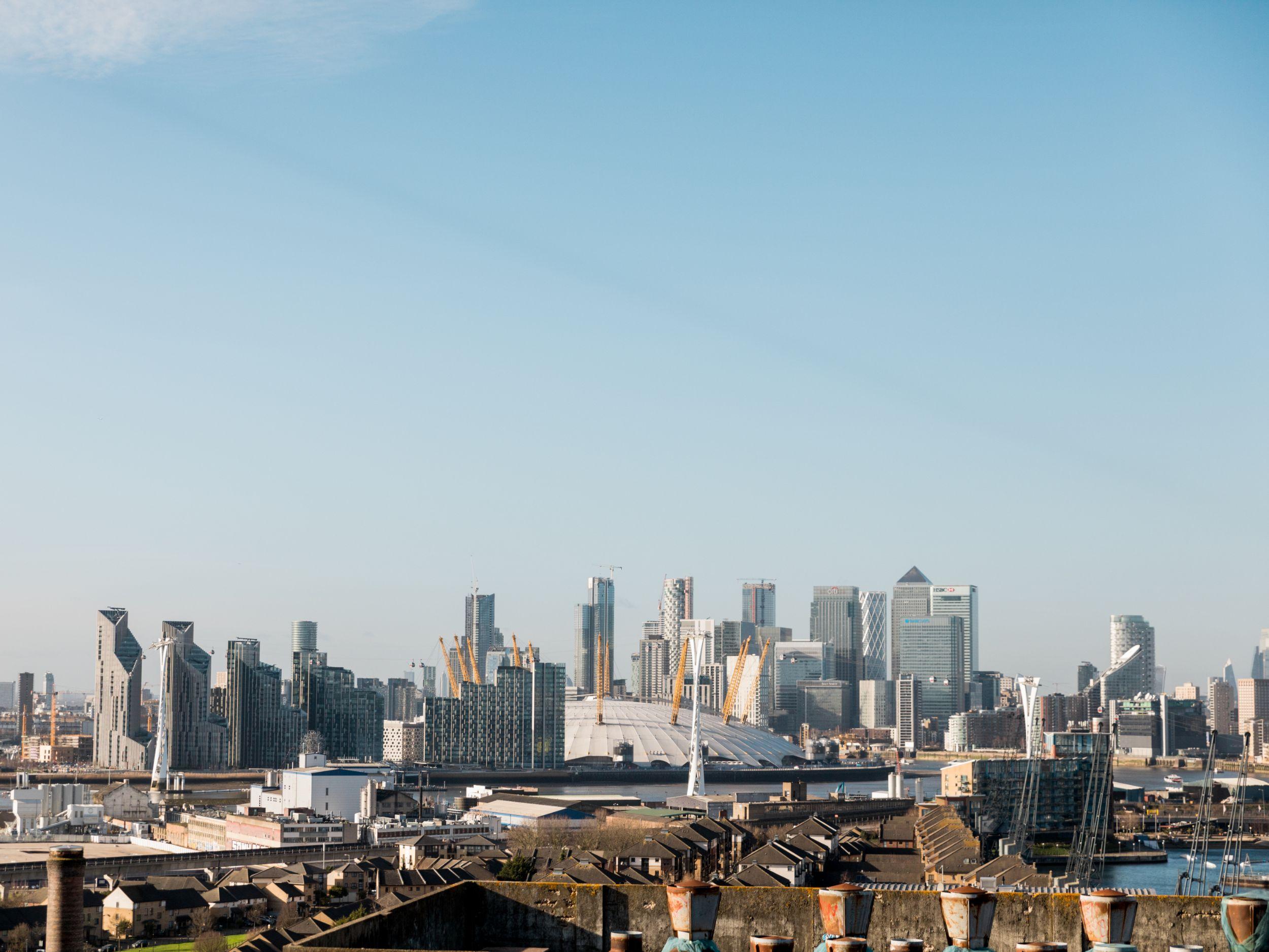 The City of London from Millennium Mills