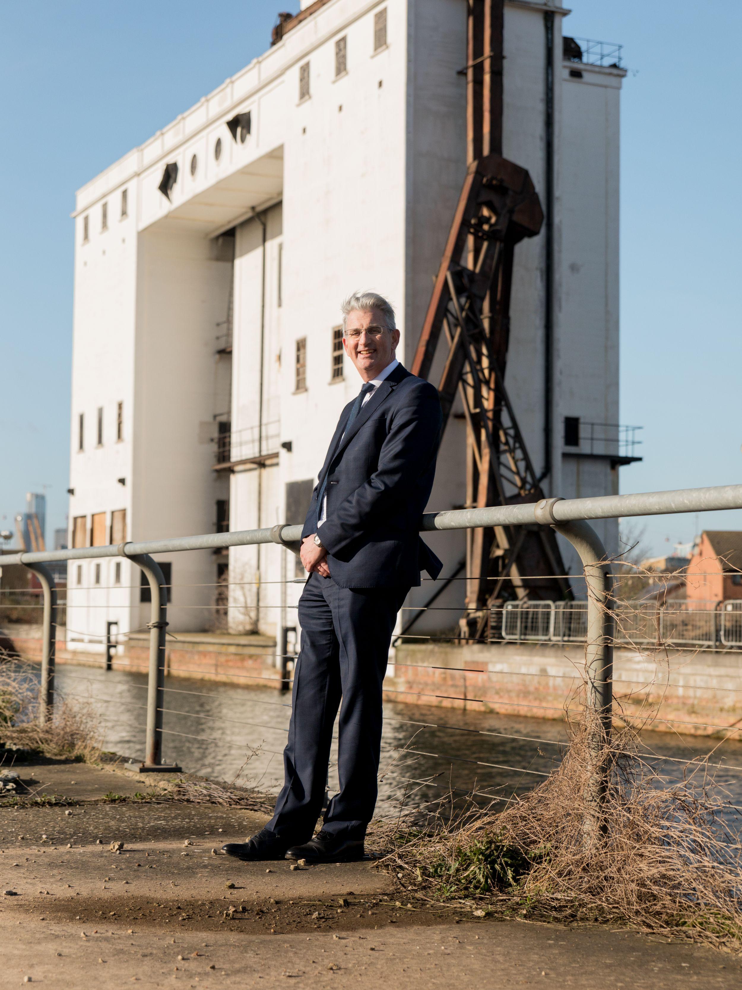 Graham Stark outside Silo D