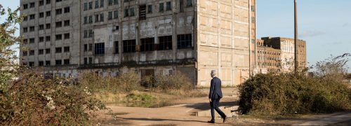 Graham Stark outside Millennium Mills