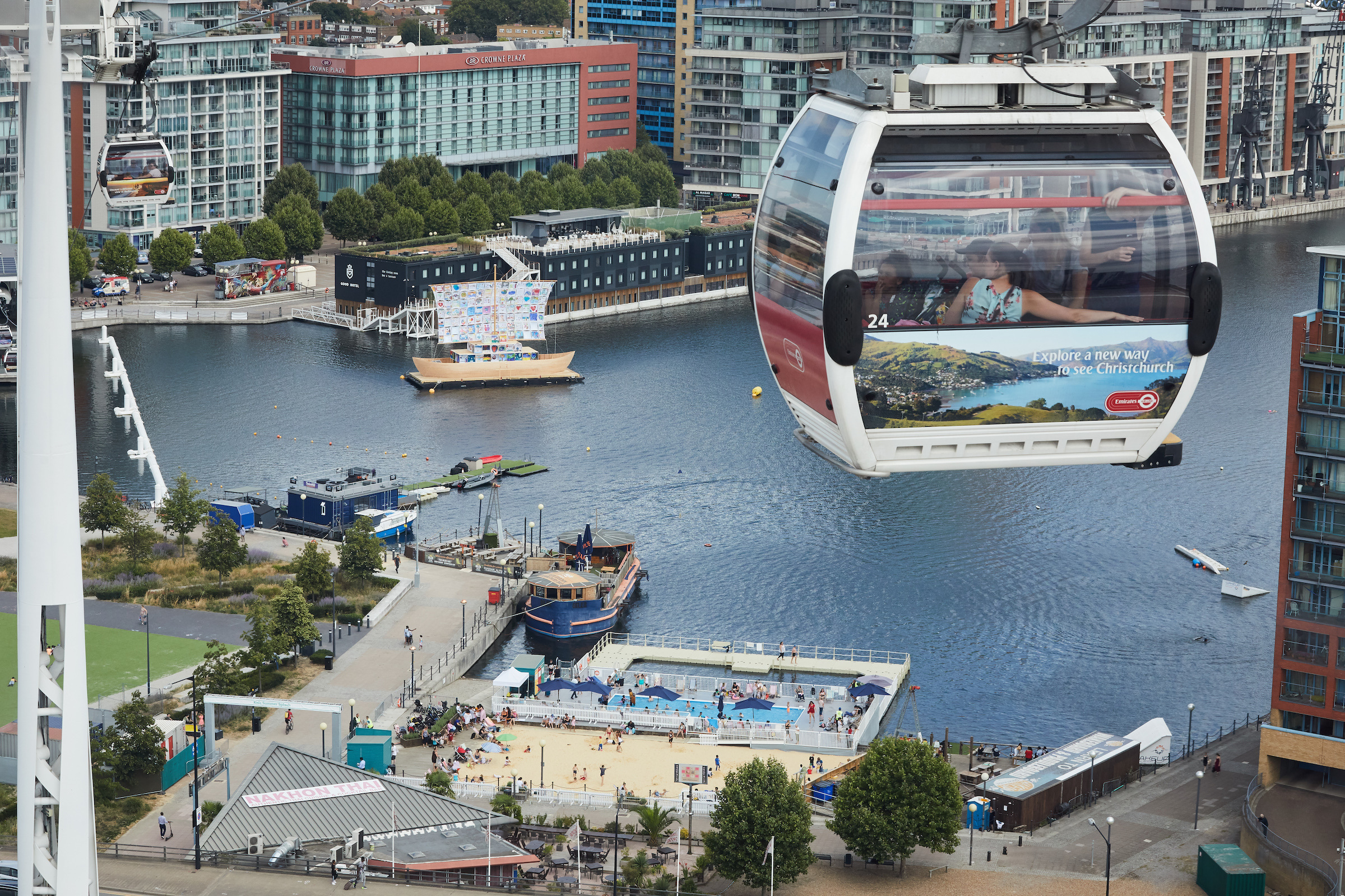 A photograph of the Ship of Tolerance from above