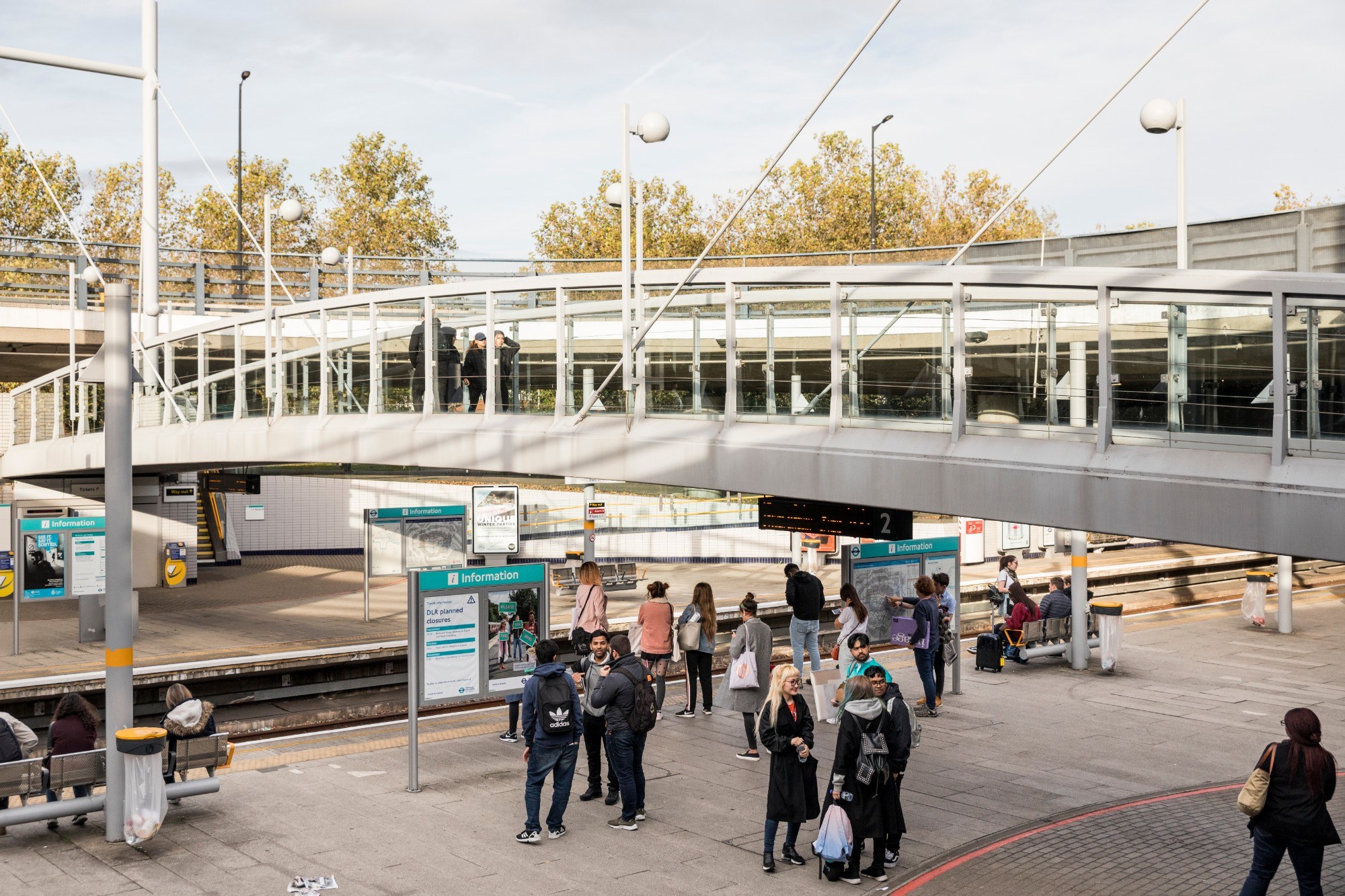 Beckton Park station in the Royal Docks