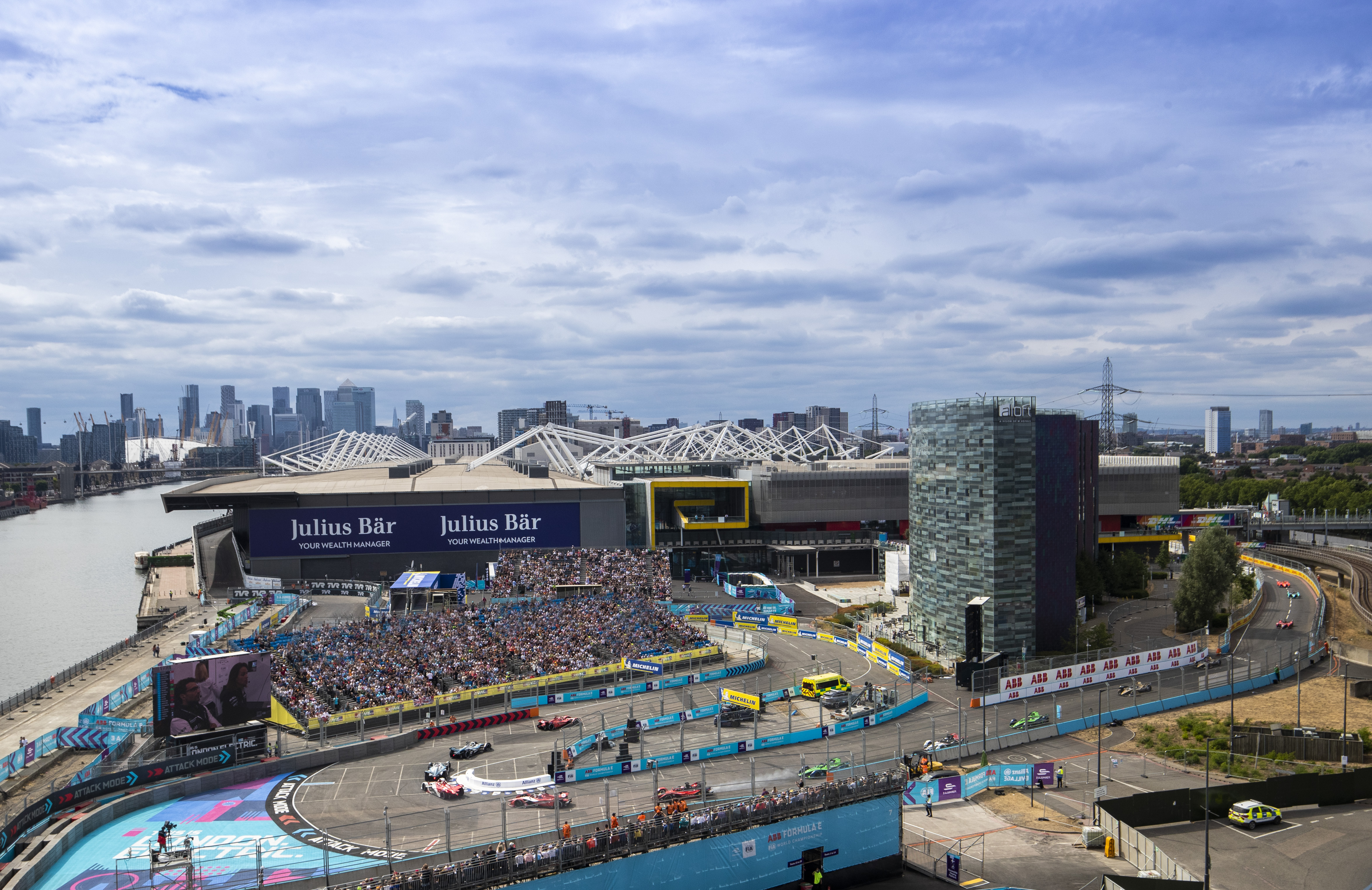 Formula E at ExCeL in the Royal Docks