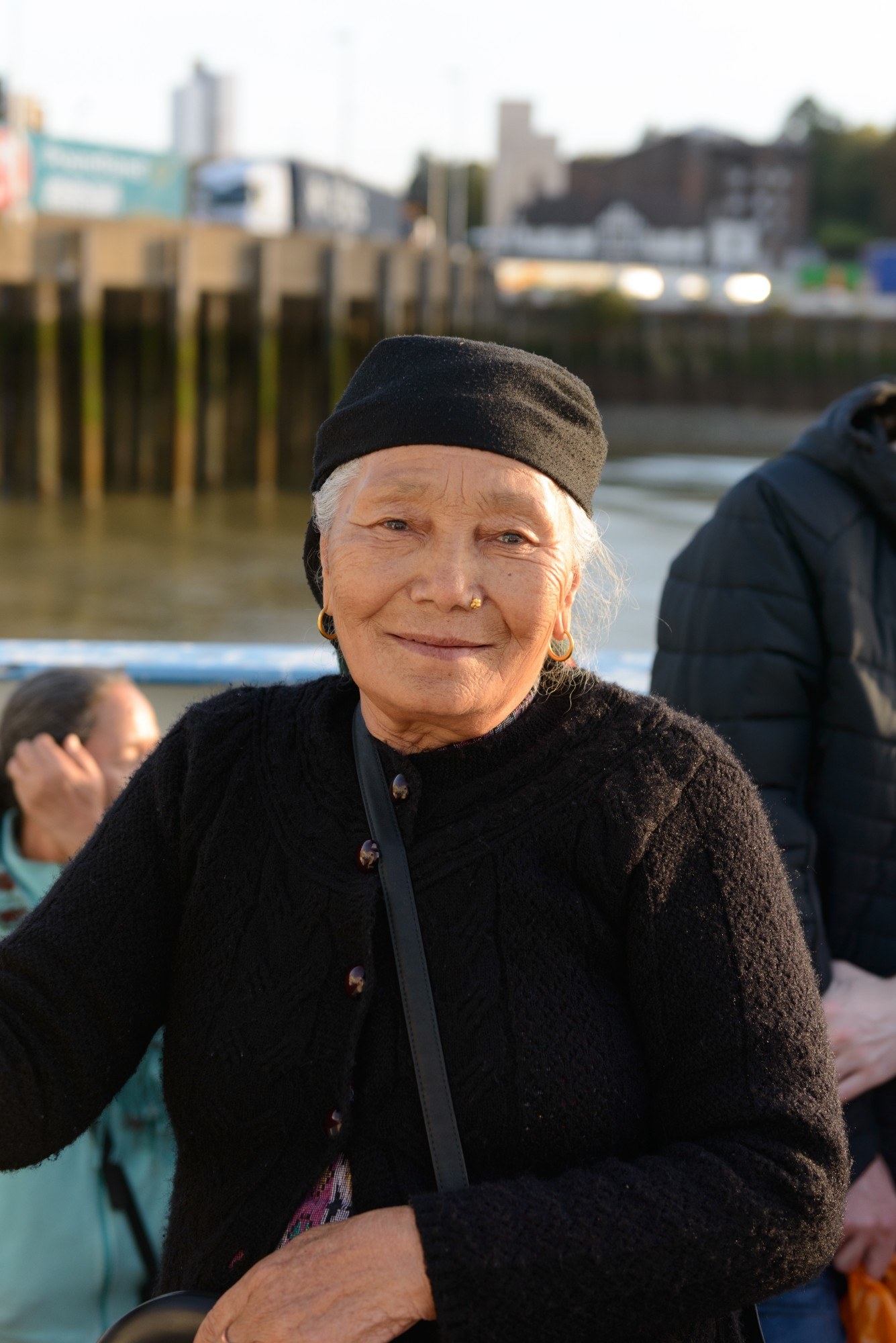 Portrait of woman on the ferry