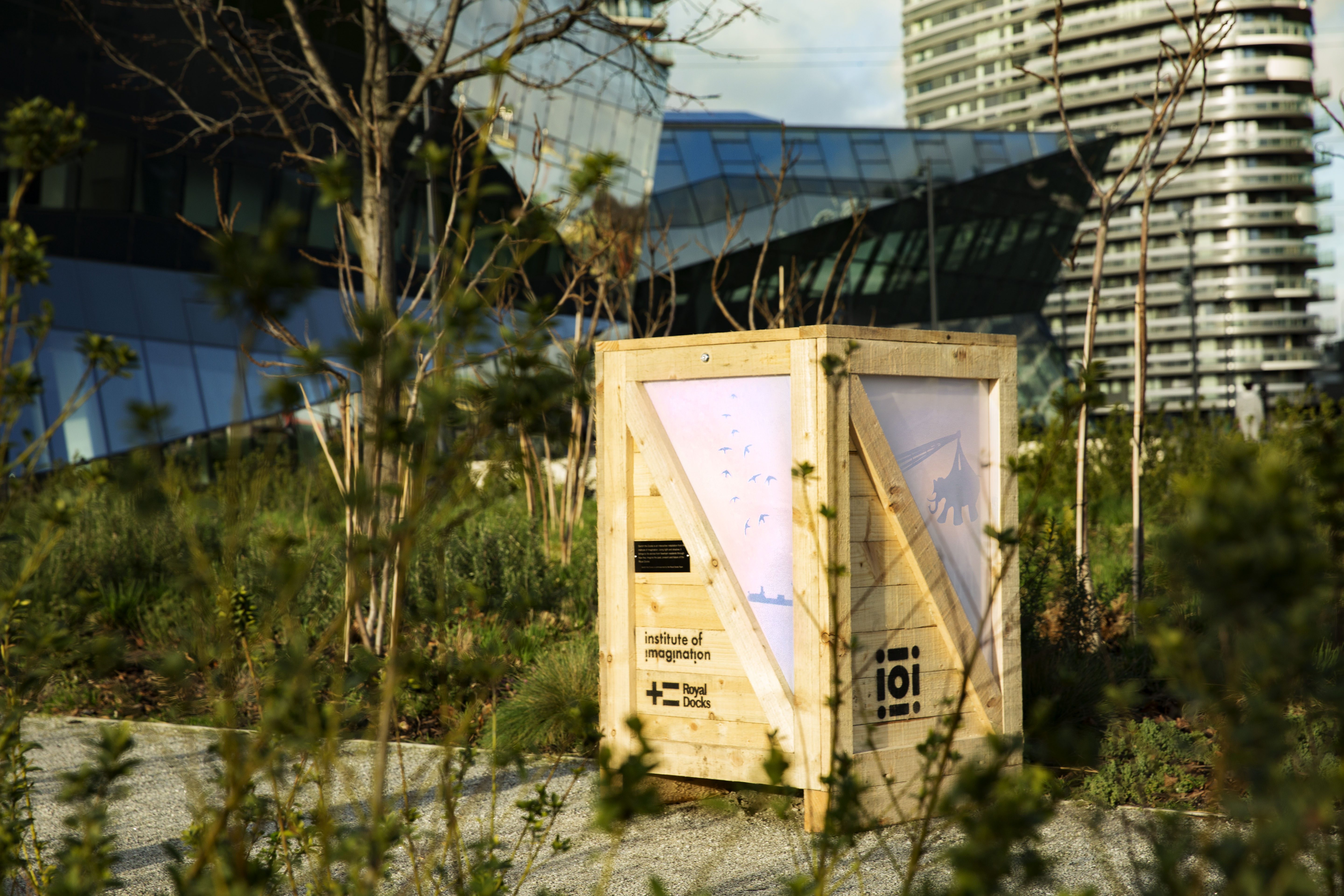 Lightbox near Crystal building