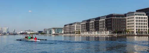 The water at the Royal Docks