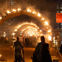 Tonight: Rekindling - experience a mesmerising fire installation