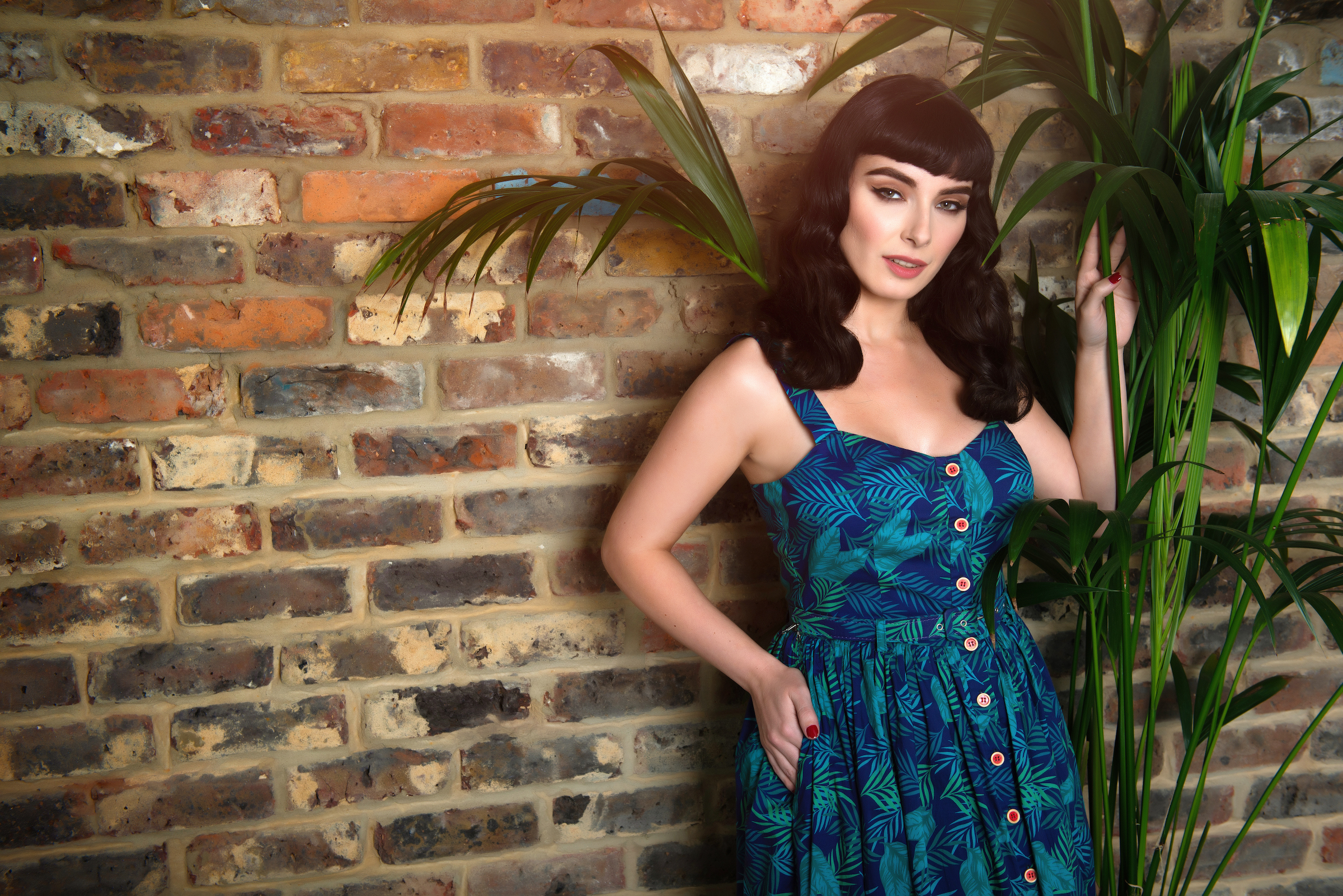A woman in collectif summer collection