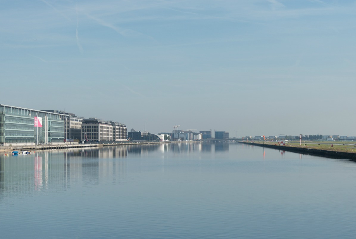 A view of the Royal Albert Docks