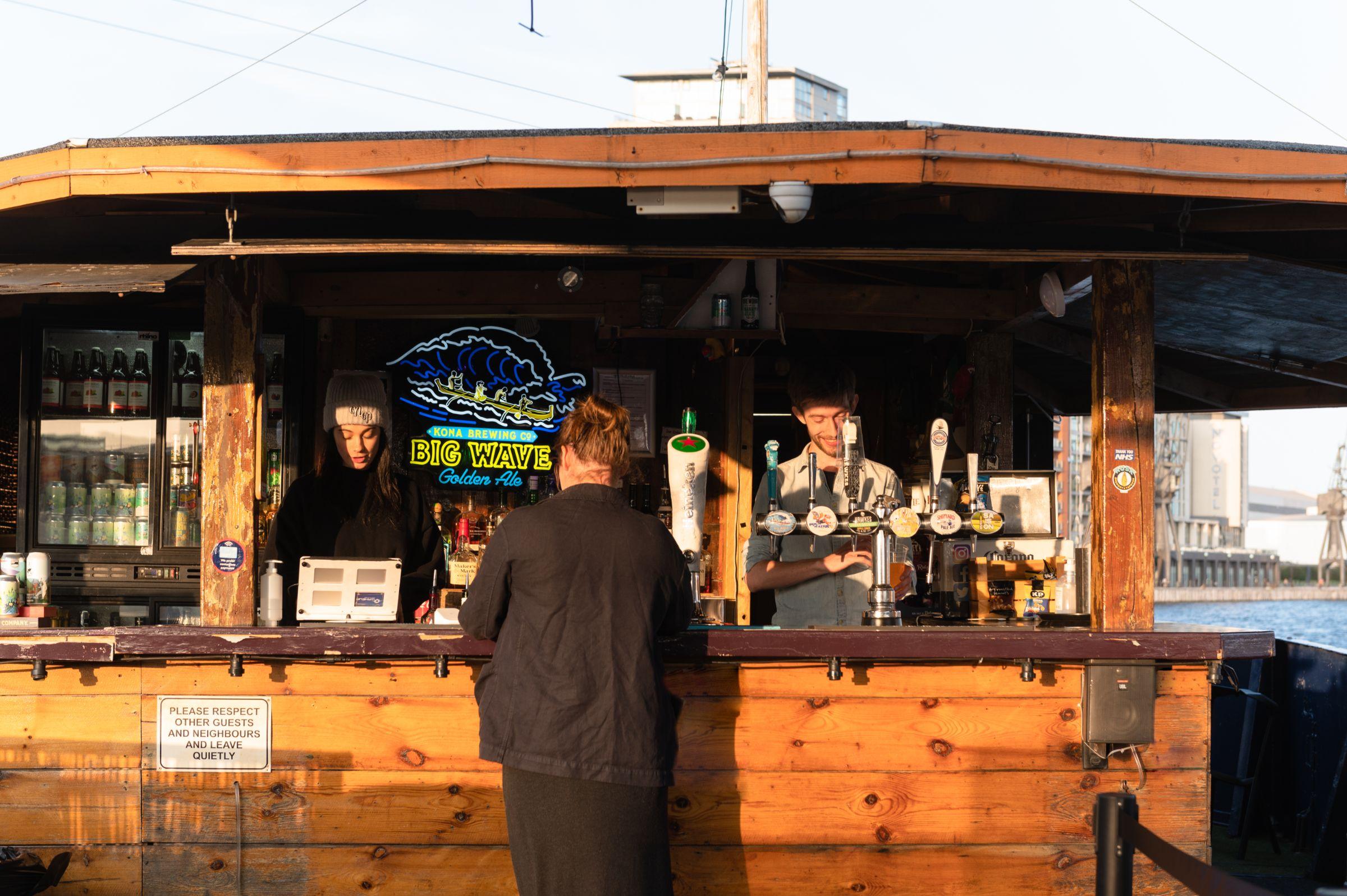 The Oiler Bar at the Royal Docks