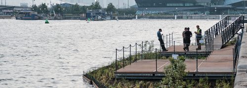 Royal Docks Team invite you to sit back and relax on the first ever floating garden in East London