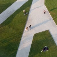 Overhead photo of The Crystal gardens