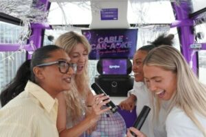 Taking karaoke to new heights on the London Cable Car
