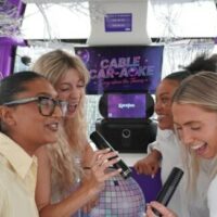 Taking karaoke to new heights on the London Cable Car