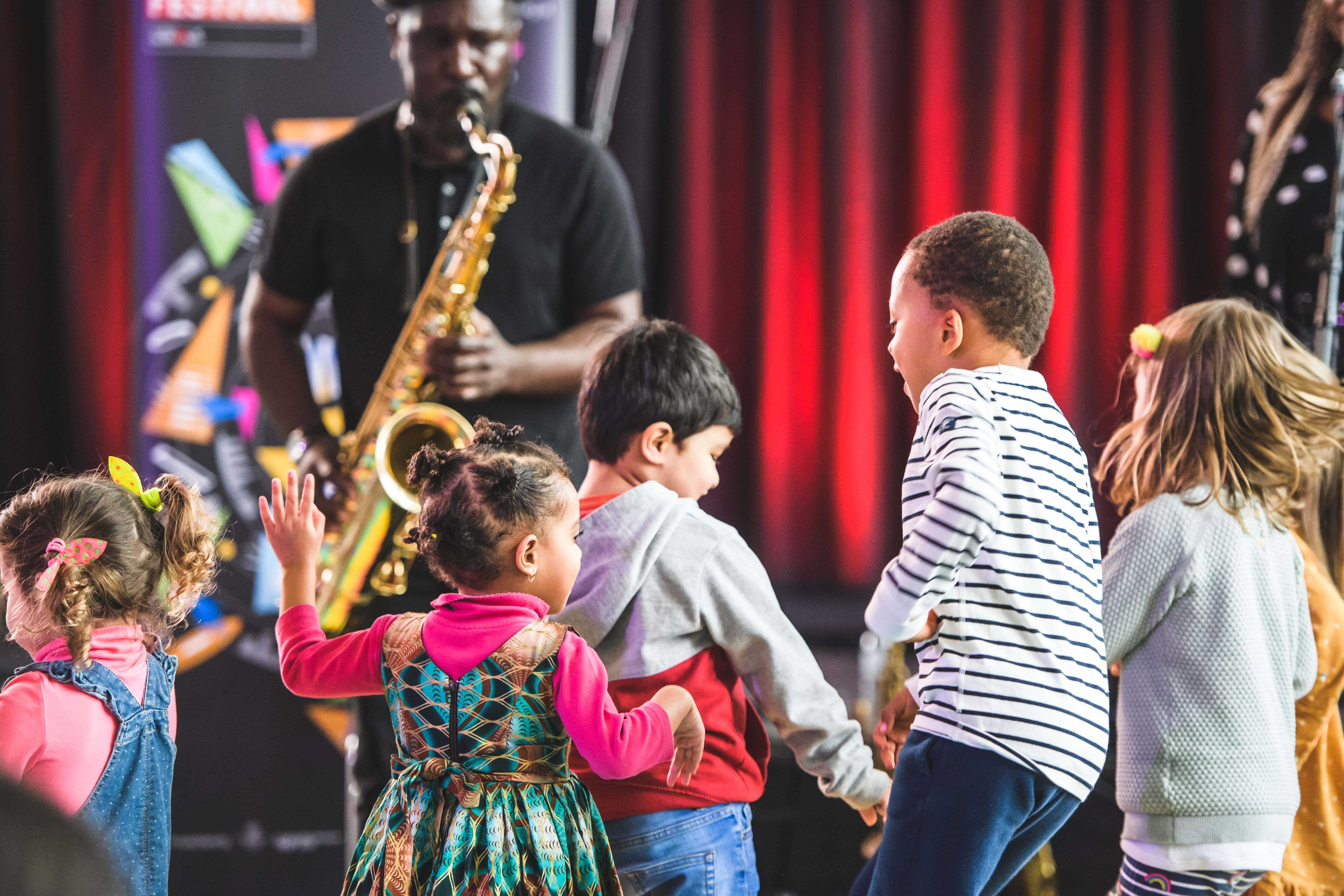Jazz for toddlers at the EFG Jazz Festival