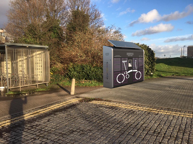 Brompton bike locker