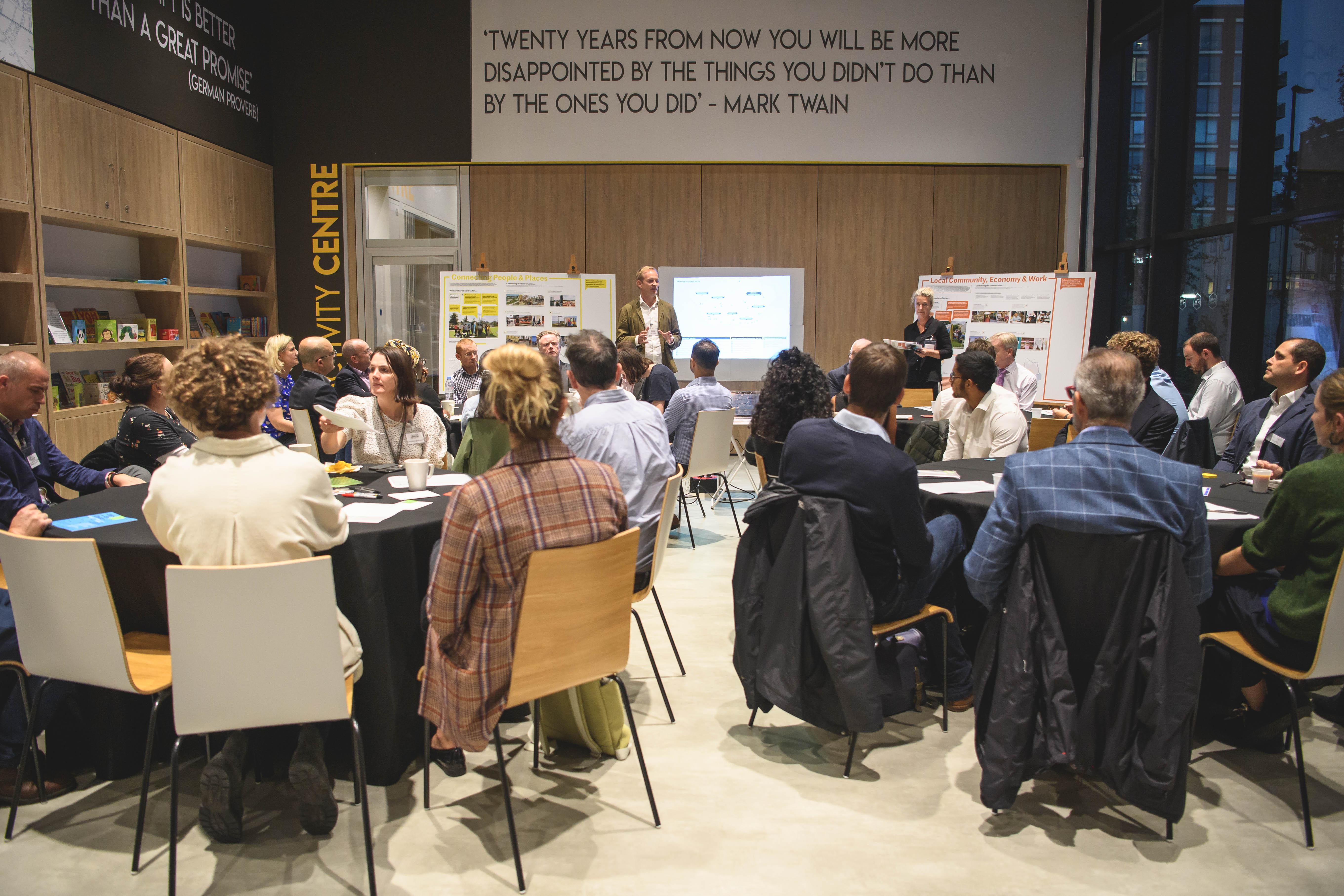 A consultation at the Royal Docks