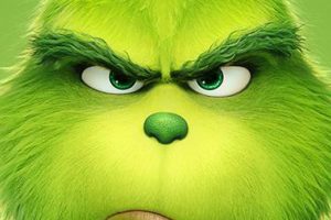 The Grinch, with Whoville-style mask workshop