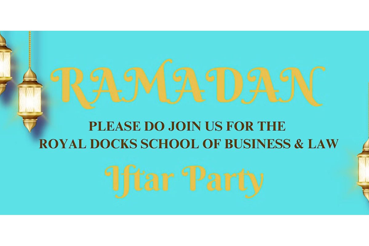 Ramadan Iftar Evening at the University of East London Royal Docks