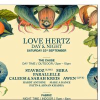 Love Hertz by Day - Stavroz, Mira, Parallelle, Caleesi & Sarah Kreis, AWEN @ The Cause