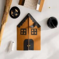 Half-Term Session: Haunted House Cards