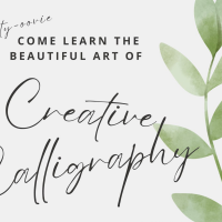 The Crafted Corner: creative calligraphy workshop