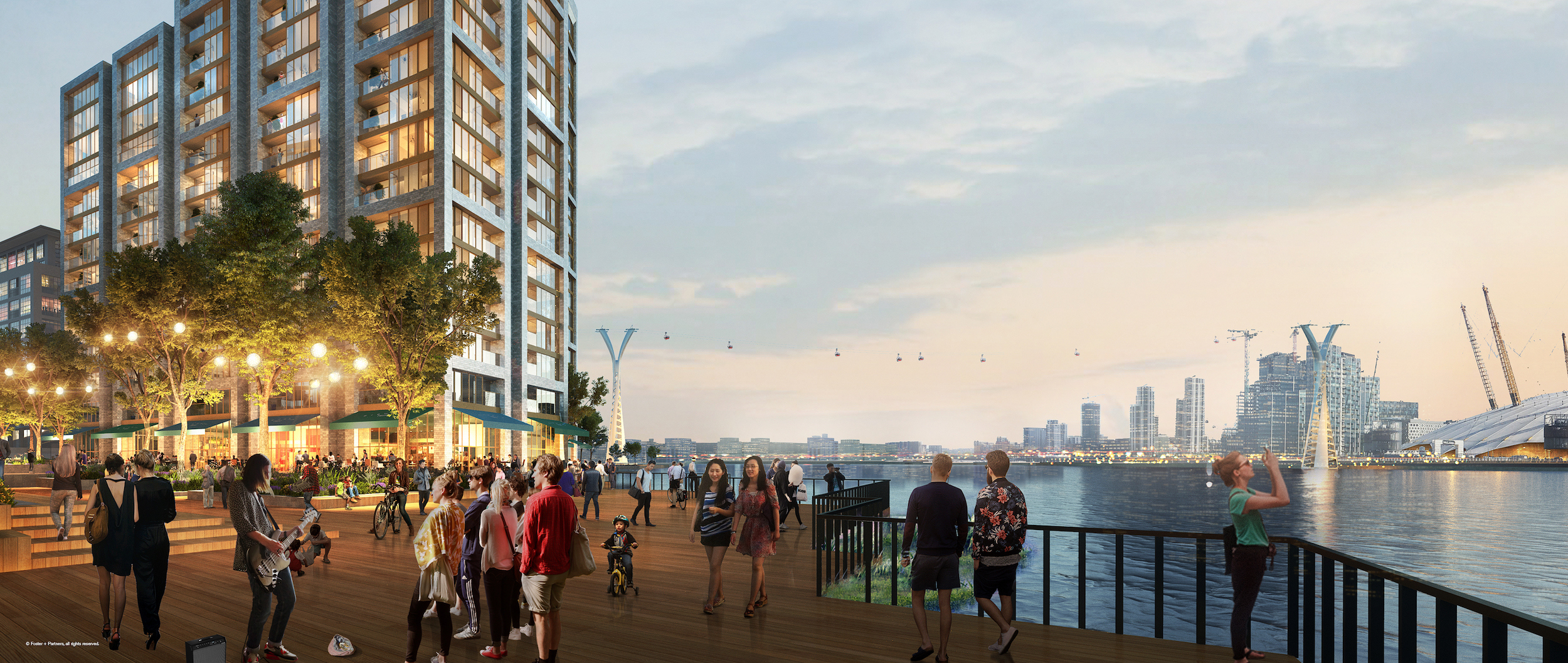 CGI impression of Thameside West development